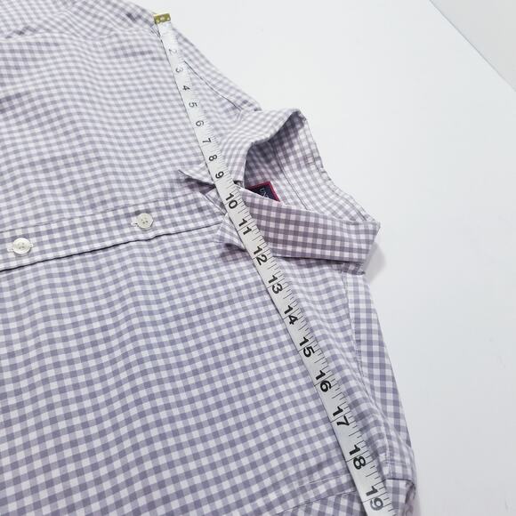 Untuckit Plaid Print Button Front Long Sleeves Collared Shirt - Picture 8 of 11